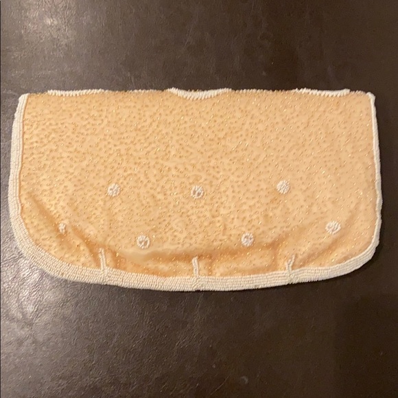 Vintage 1950s Hand-Beaded Clutch - Picture 2 of 6
